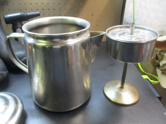 Used Coleman Coffee Percolator (broken glass knob)