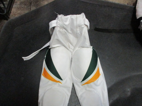 Used Exxact Sports White Youth Small 7 Pads Football Pants