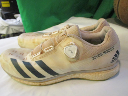 Used Adidas 22YDS Boost Cricket Shoes Size 10.5