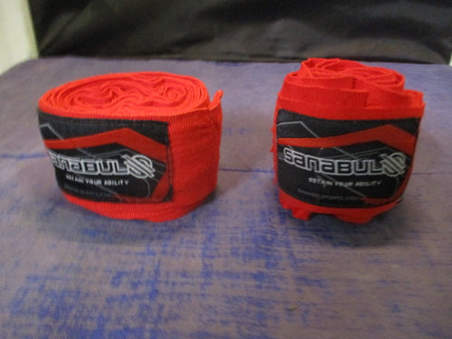 Used Sanabul Red Hand Wraps - 180