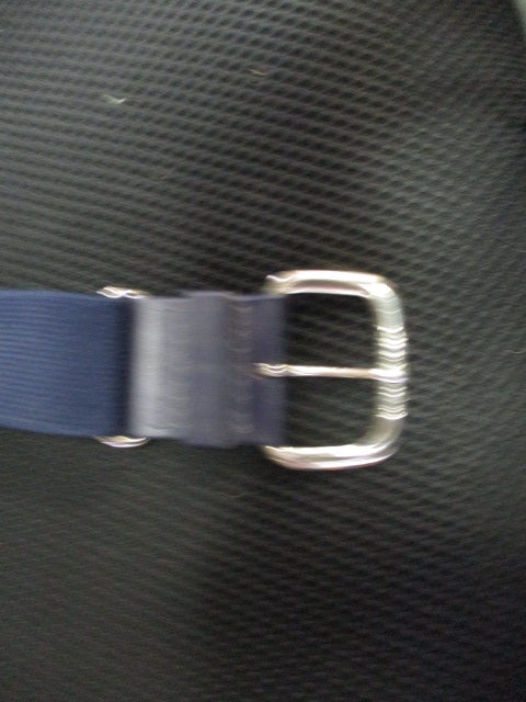 Load image into Gallery viewer, Used All Star Adult Navy Blue Baseball Belt
