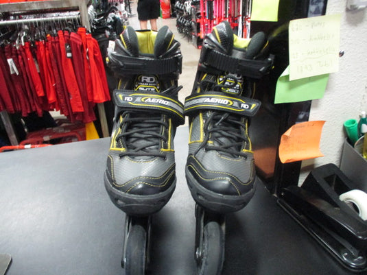 Used Roller Durby Q60 Gold 7 Size 5 In-Line Roller Skates