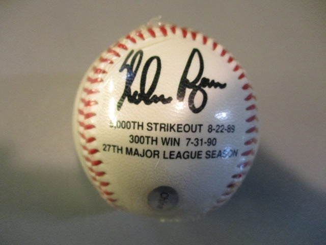 Load image into Gallery viewer, NOLAN RYAN 5000th Strikeout 300th Win Commemorative Baseball - Replica Signature
