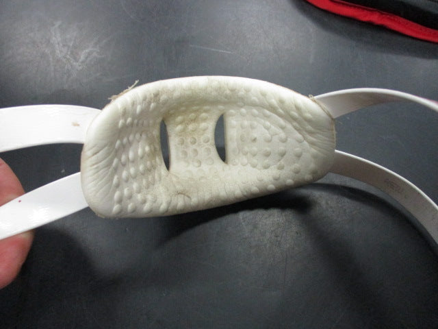 Load image into Gallery viewer, Used Riddell Youth White Hard Cup Chin Strap With Snaps
