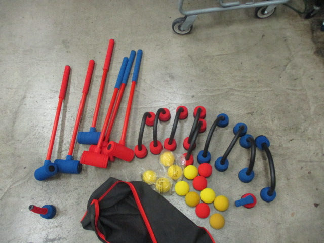 Load image into Gallery viewer, Used 6 Player Foam Croquet Set
