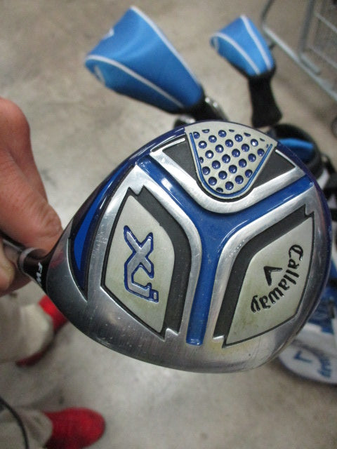 Load image into Gallery viewer, Used Callaway XJ Junior Golf Set 7, 9 , Sand wedge FW Wood, Driver, Hybird
