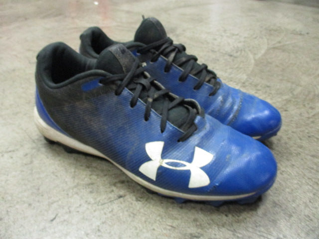 Load image into Gallery viewer, Used Under Armour Royal Cleats Size 9.5
