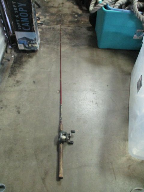 Used Berkley Cherrywood Graphite 7' Fishing Pole w/Shimano Bantam Curado SF Reel