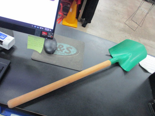 Used Green Shovel