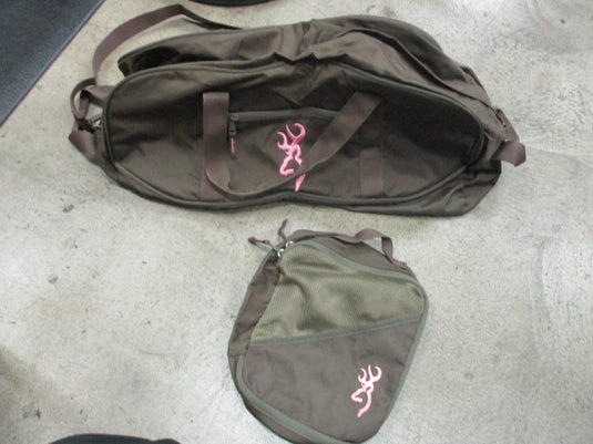 Used Brownin Duffel Bag with Extra Shoe Bag