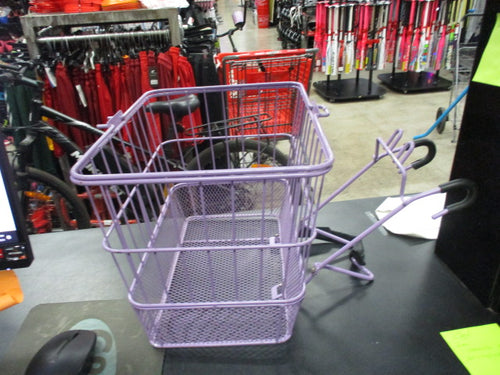 Used Purple Bicycle Basket