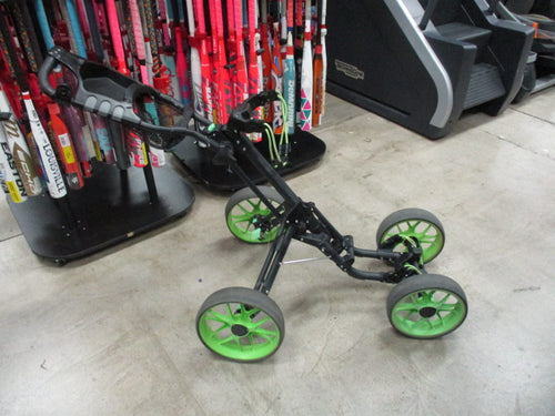 Used Caddytek Four Wheel Push Cart - Wheel and Breaks Wired