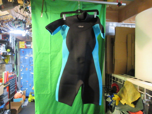 Load image into Gallery viewer, Used Hevto Womens Size Small Neoprene Shorty Wetsuit
