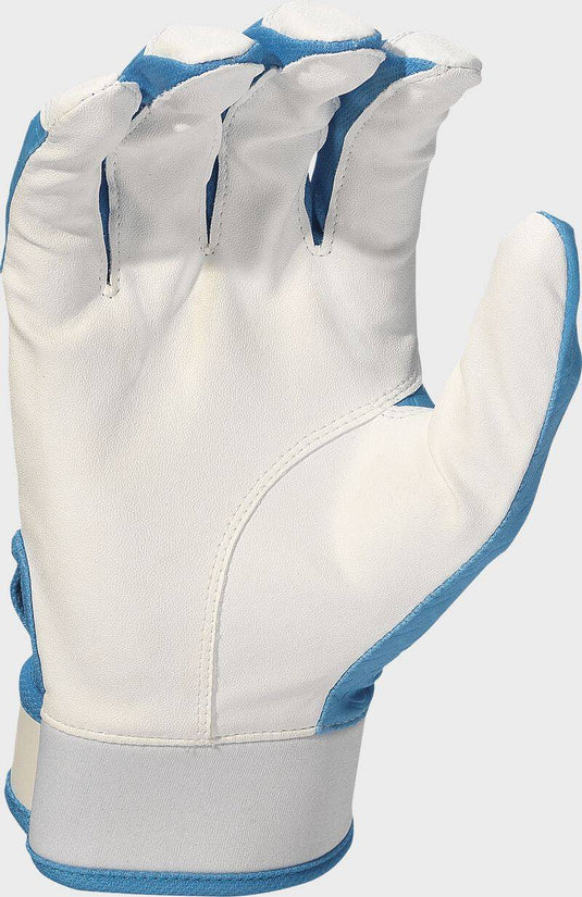 New Easton Fundamental Fastpitch Batting Gloves Carolina Blue/White Size Medium