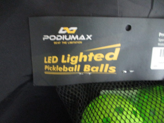 Podiumax LED Lighted Pickleball Balls - 6 QTY