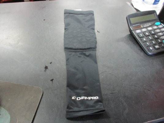 Used Champro Compression Arm Sleeve With Elow Padding- Small Black