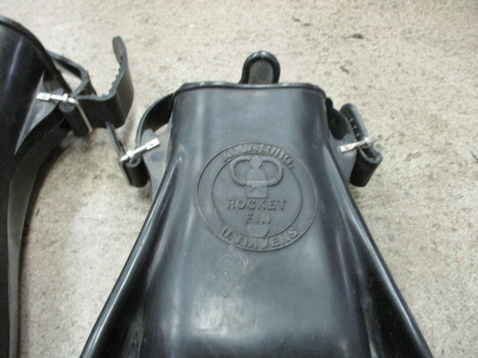 Used U.S. Divers Aqua-Lung Size OSFM Rocket Fins