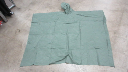 Used Green Rain Poncho