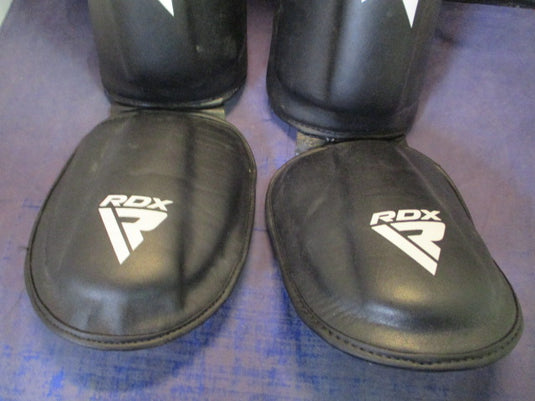 Used RDX T1 Shin Instep Guards Size Small - missing foot strap