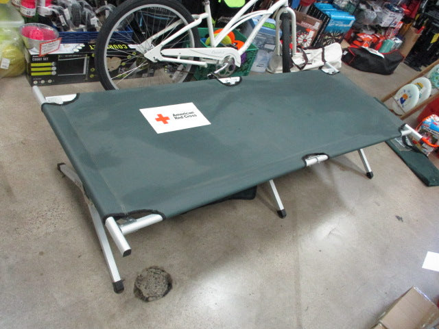 Load image into Gallery viewer, Used American Red Cross Folding Sleeping Cot
