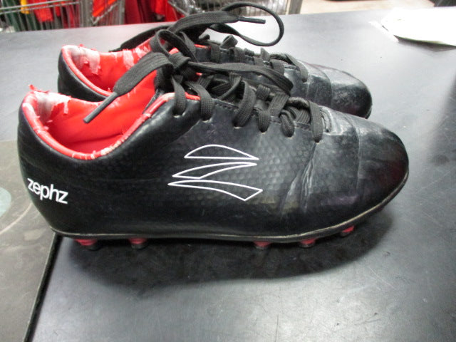 Load image into Gallery viewer, Used Zephz Size 3Y Soccer Cleats
