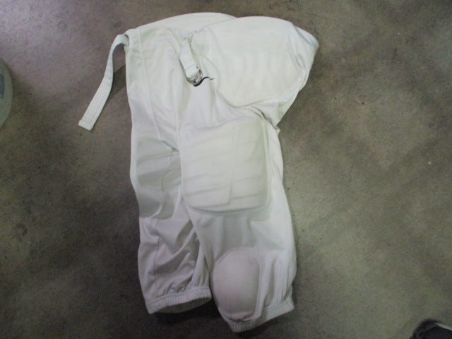 Load image into Gallery viewer, Used Nike Football White Pants w/ Pads Size Youth Large
