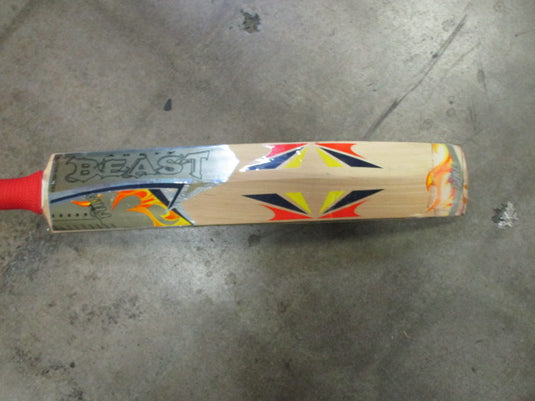 Used Angry Beast English Willow Fire Cricket Bat 2lb 12oz.