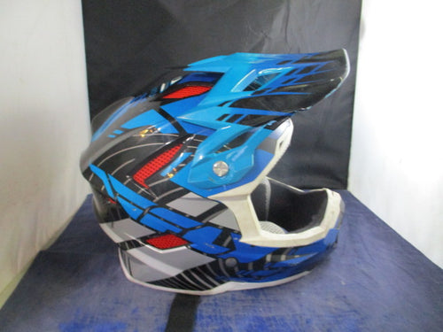 Used Fly Racing Default Motorcross Helmet Youth Size Large - visor crack