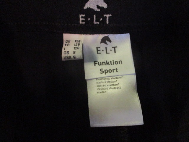 Load image into Gallery viewer, Used E.L.T Funktion Sport Horse Riding Pants Black Size Youth 8
