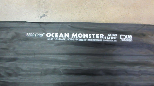 BerryPro ocean Monster Surf 15 Foot Fishing Pole Includes Bag 4 Piece