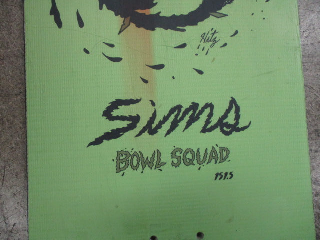 Load image into Gallery viewer, Used Sims Bowl Squad Snowboard Deck 159.5cm 2023
