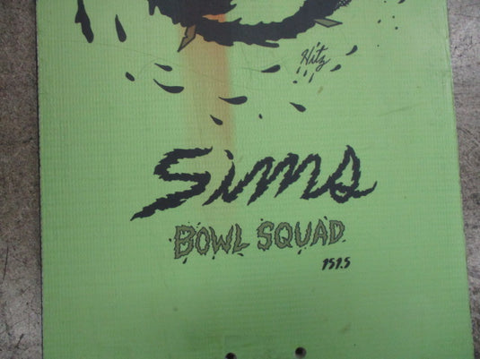 Used Sims Bowl Squad Snowboard Deck 159.5cm 2023