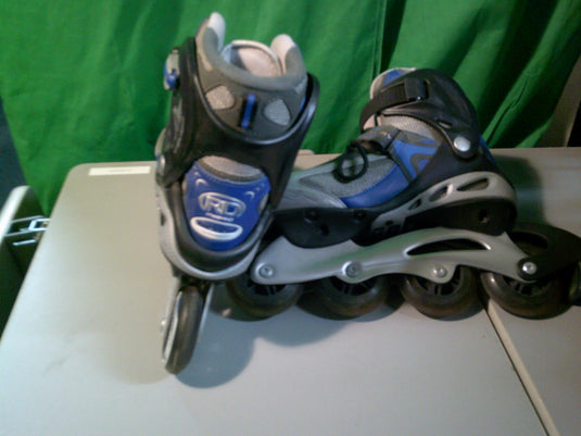 Used Roller Derby G900 Hybrid Aero Dynamic Inline skates Grey Size 8