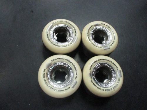 Used Ricta Chrome Cloud Wheel Set - 4 Wheels