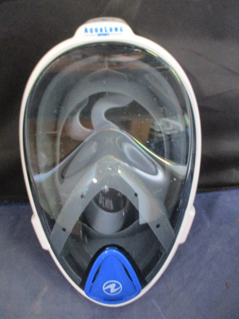 Used Aqualung Sport Hydroair Snorkel Face Mask System Adult Size Small