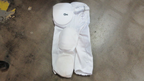 Used Tag Padded Football Pants Adult Small - White