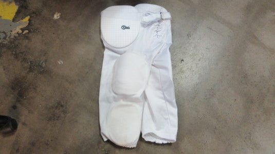 Used Tag Padded Football Pants Adult Small - White