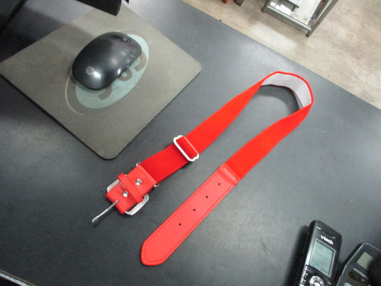 Used Youth Red Baseball Belt