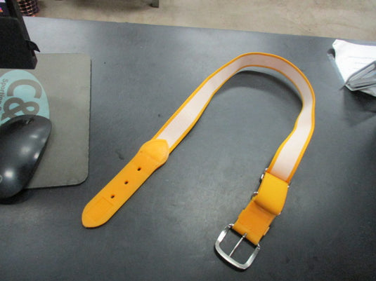 Used Yellow Youth Baseball Belt