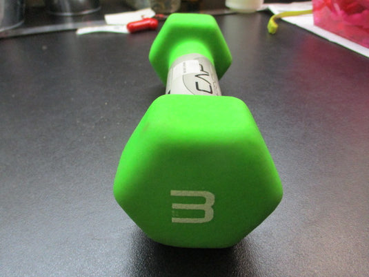 Used Cap 3lb Neoprene Dumbbell