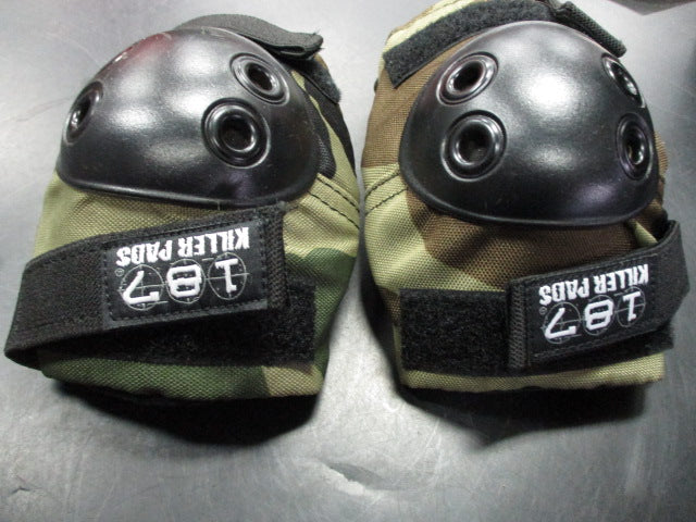 Load image into Gallery viewer, Used 187 Killer Pads Camo Size Junior Elbow Pads
