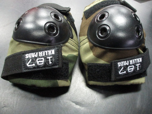 Used 187 Killer Pads Camo Size Junior Elbow Pads