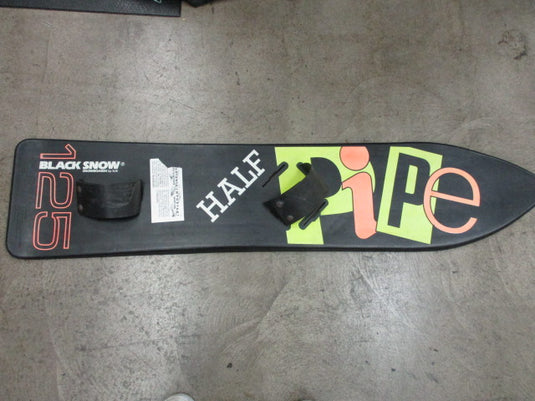 Used Vintage 90's Black Snow Buddy L Half Pipe 125