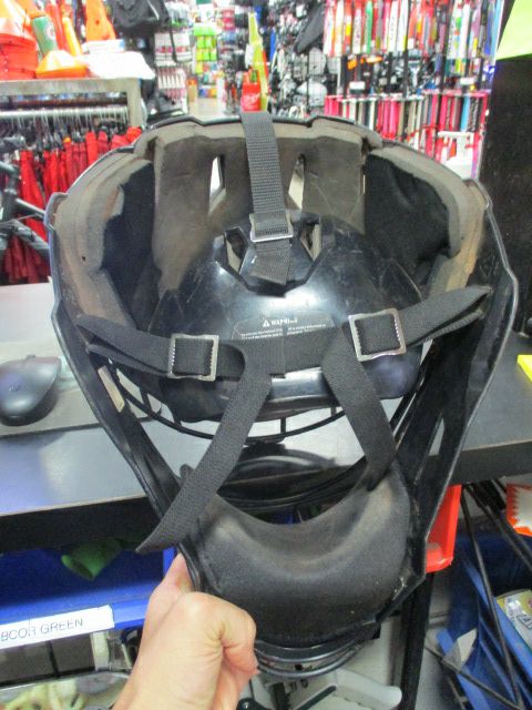 Load image into Gallery viewer, Used Easton Elite Black Sport - 6 1/2 - 7 1/2 Catchers Helmet
