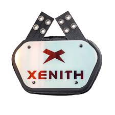 New Xenith Elite Back Plate - Iridescent Blue - Hardware Behind Counter