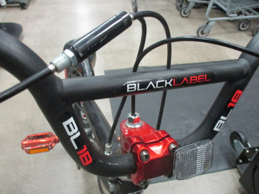 Used Razor Black Label 18" Bmx Bike