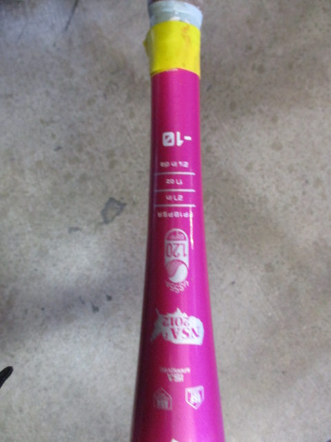 Load image into Gallery viewer, Used Easton Pink Sapphire (-10) 27&quot; USSSA Fastpitch Softball Bat
