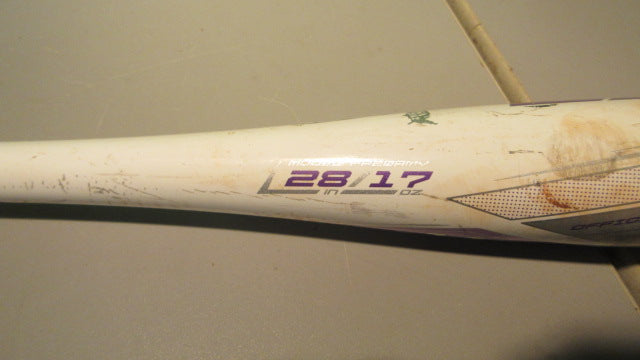 Load image into Gallery viewer, Used Easton Amethyst 28&quot;  -11 FP Softball Bat (Small Dent)
