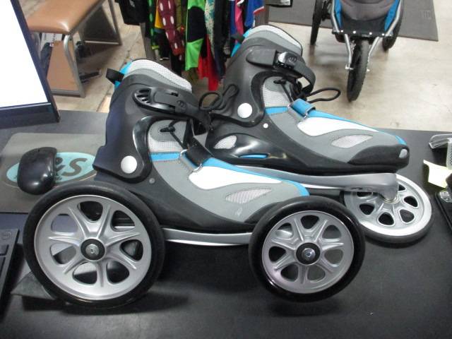 Load image into Gallery viewer, Used LandRoller Terra 9 Large Wheel In-Line Skates Size 9.5 (BROKEN BUCKLE)
