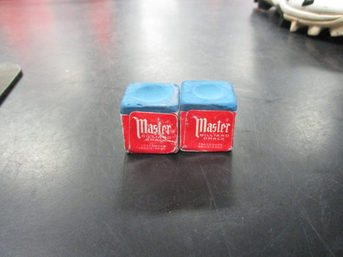 Used Master Billiards Chalk Set Of 2